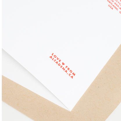 Fugu Fugu - Birthday Mushrooms Letterpress Greeting Card