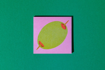 Mel Andrel - Olive Sticky Notes