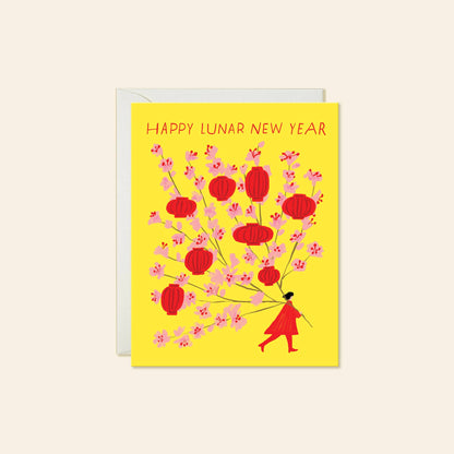 Karen Schipper - Lantern Blossoms – Lunar New Year Card