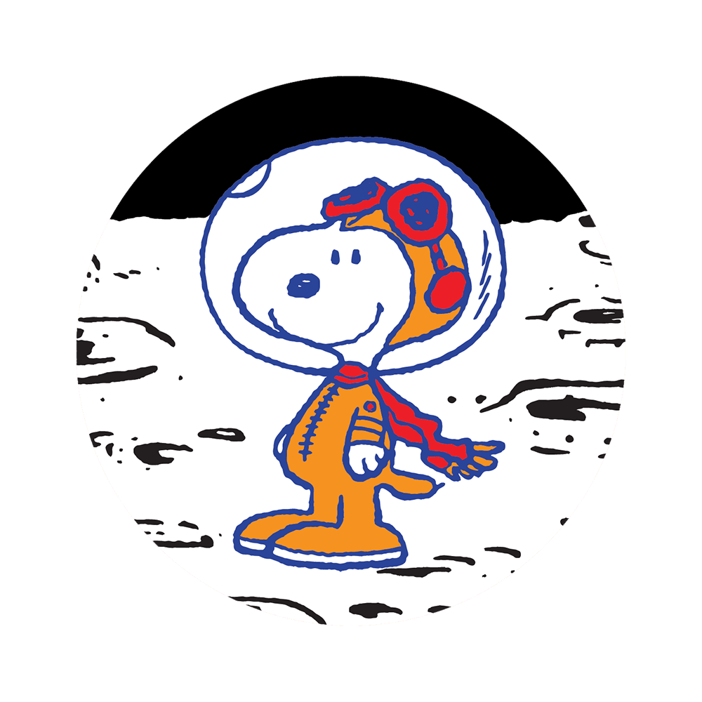 Apply Stickers - Moon Snoopy - Die-Cut Sticker