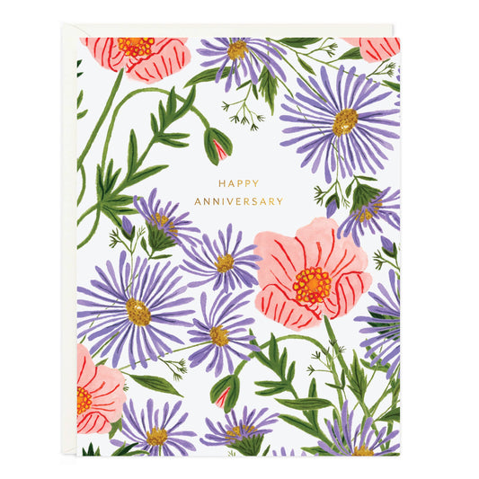 Ramona & Ruth - Poppy Anniversary Card