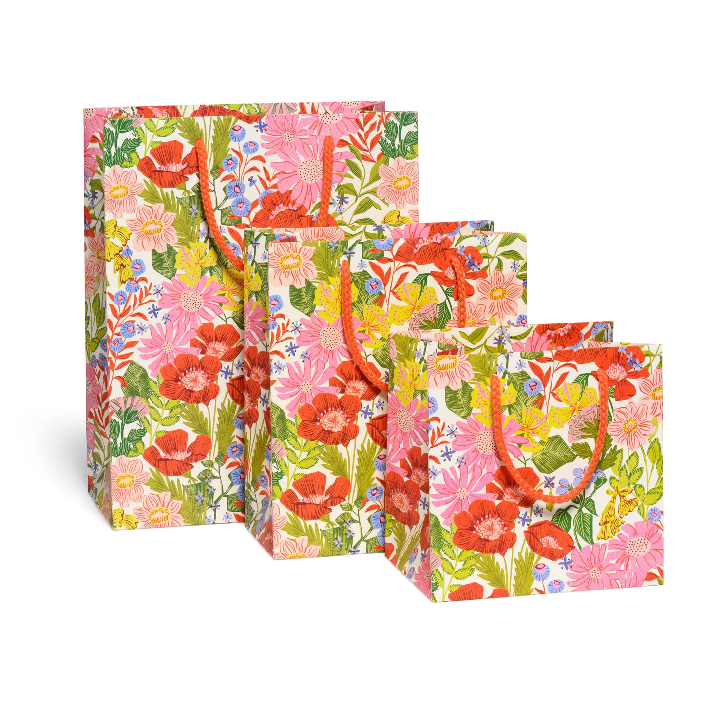Red Cap Cards - Our Love Only Grows gift bags: Medium