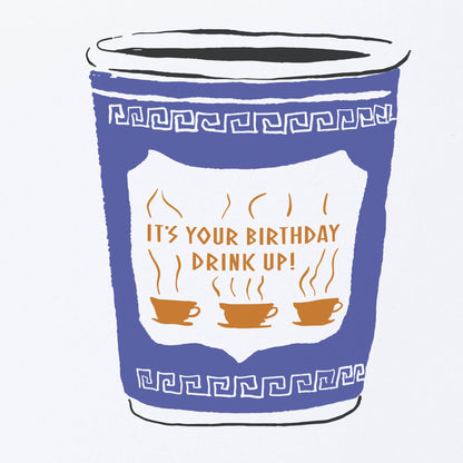 Sweet Bippy Press - Birthday Coffee Cup Greeting Card