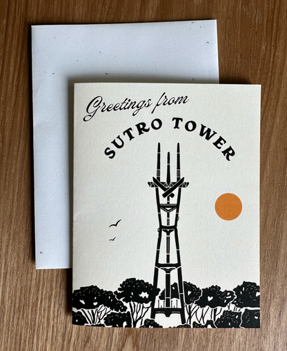 Hollis Callas - Sutro Tower | Greeting Card
