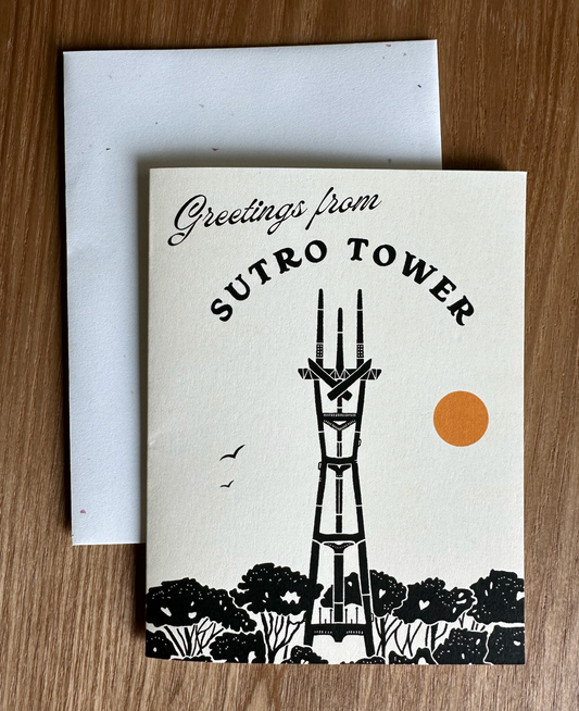 Hollis Callas - Sutro Tower | Greeting Card