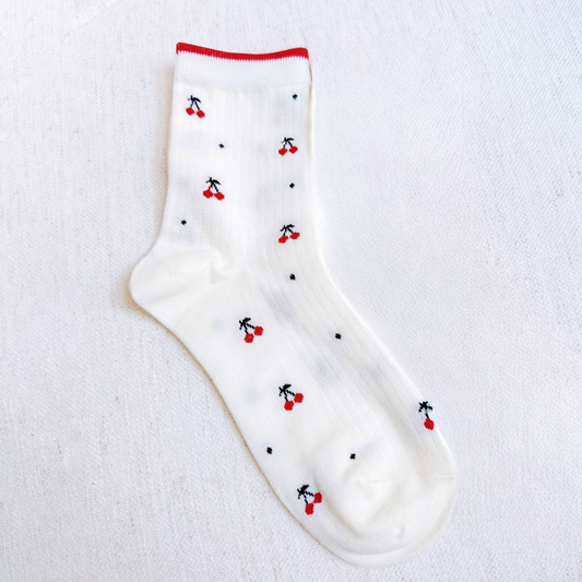 Ellison+Young - Cherries All Over Sock