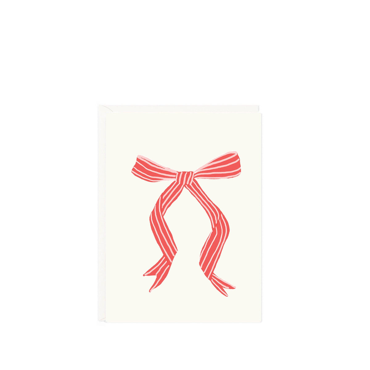 Ramona & Ruth - Holiday Red Bow Mini Card
