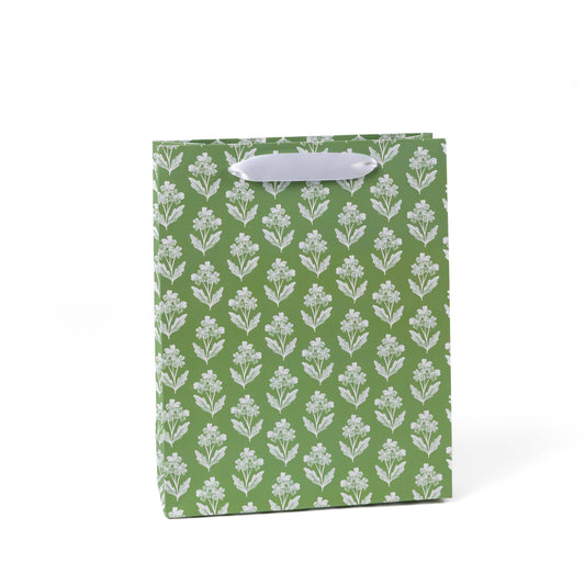 Elyse Breanne Design - Forget Me Nots Sage Gift Bag: Medium