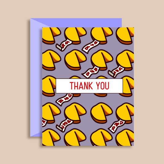 Painting With James - Fortune Cookie Thank You Greeting Card