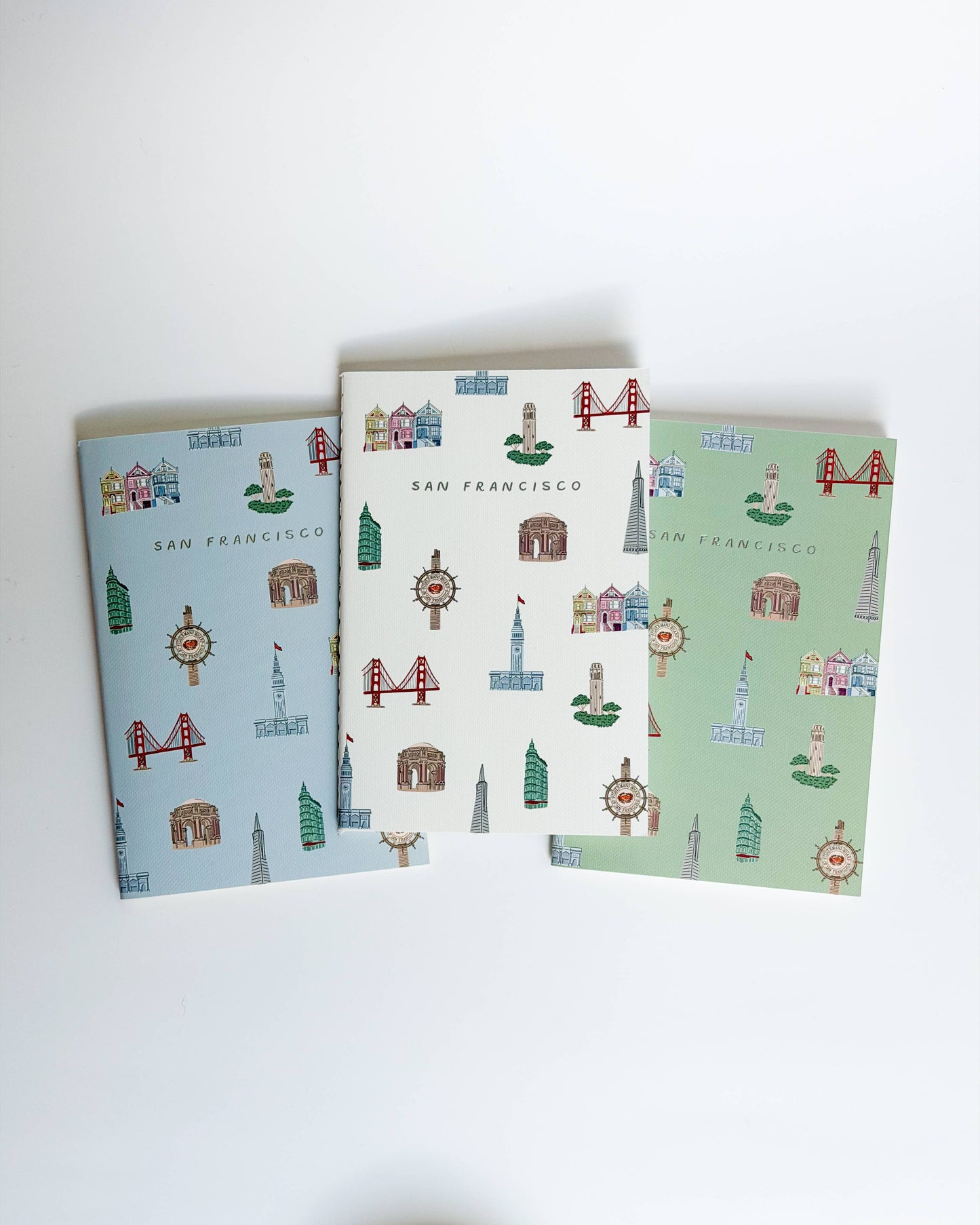 By Aleisha - San Francisco Landmark Notebooks (Set of 3)