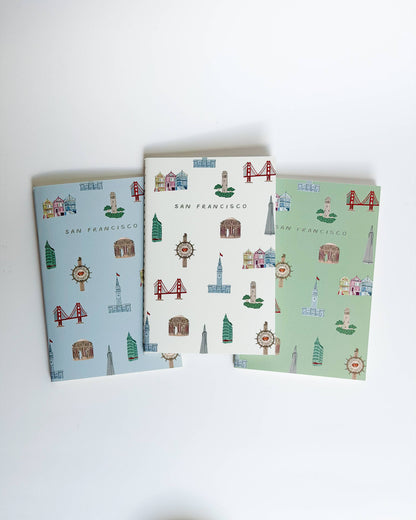 By Aleisha - San Francisco Landmark Notebooks (Set of 3)