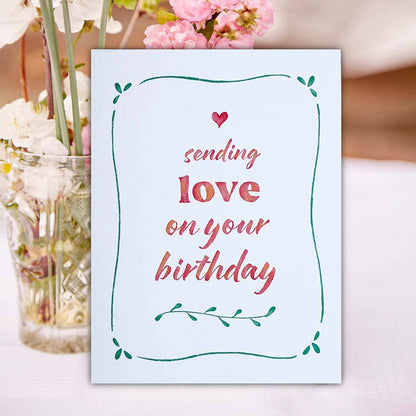 Quietude Studio - Sending Love on your Birthday