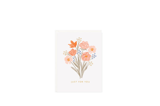 Ramona & Ruth - Just For You Bouquet Mini Card