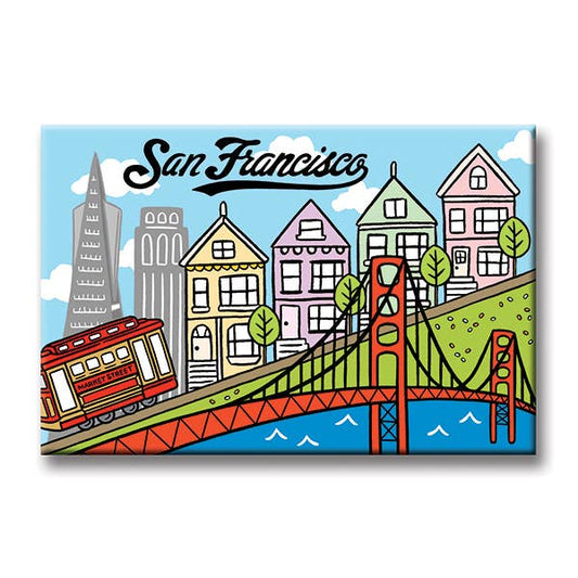 THE FOUND - San Francisco Skyline Magnet