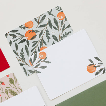 Ramona & Ruth - Orange Vine Flat Notes | Boxed Set of 6