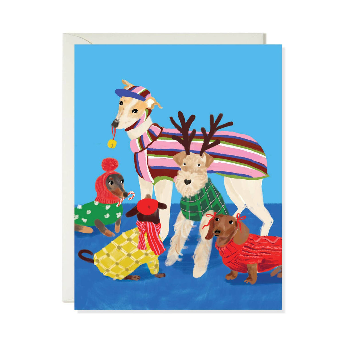 Karen Schipper - Christmas Dogs – Festive Dog Lover Christmas Card