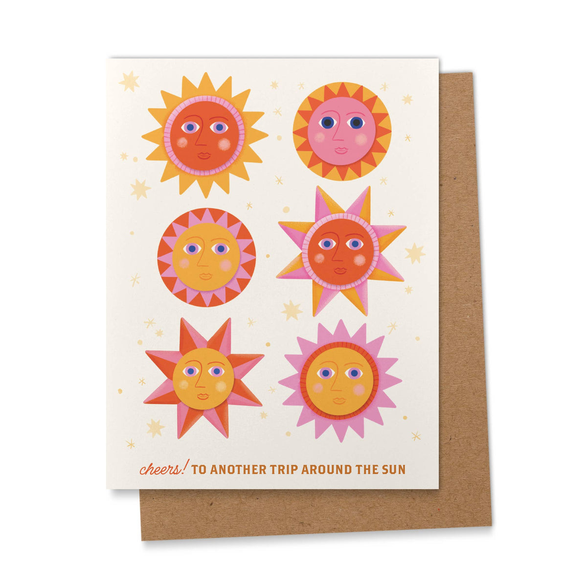 Ana Peake - Another Trip Around the Sun Birthday Greeting Card