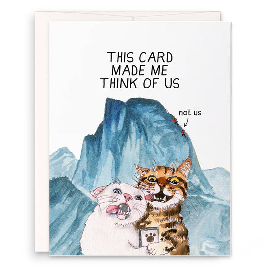 Liyana Studio - Cats Couple Adventure Funny Anniversary Card