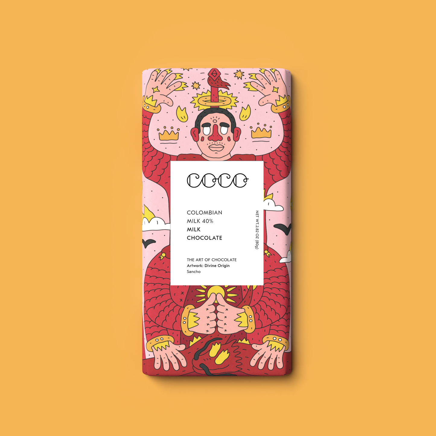 COCO Chocolatier - Colombian Milk 40% Chocolate Bar