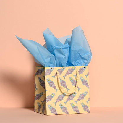 Red Cap Cards - Light Blue tissue paper: 8 Sheets