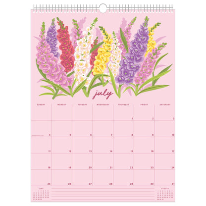 Smudge Ink - 2027 Walk in the Garden Wall Calendar