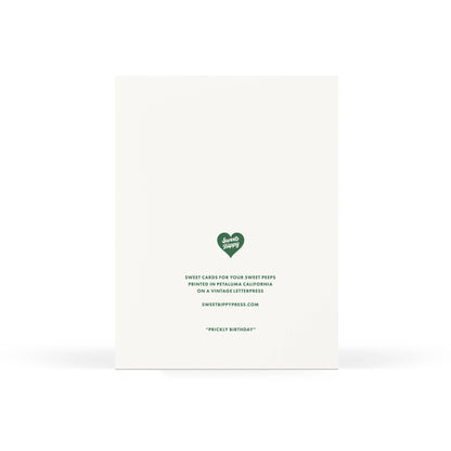 Sweet Bippy Press - Prickly Birthday Card