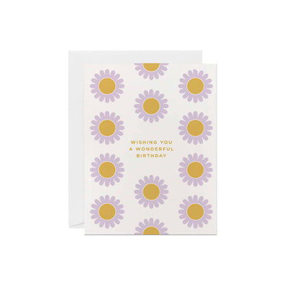 Line & Kind Paper - Birthday - Lavender Daisy