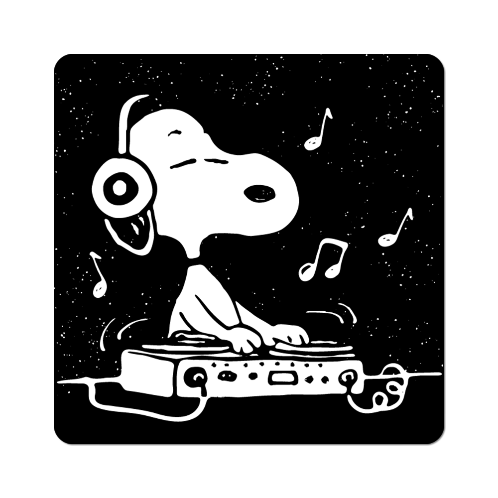 Apply Stickers - DJ Snoopy - Die-Cut Sticker