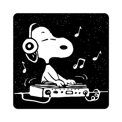 Apply Stickers - DJ Snoopy - Die-Cut Sticker