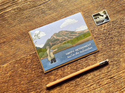Noteworthy Paper & Press - Fishing Retirement Card