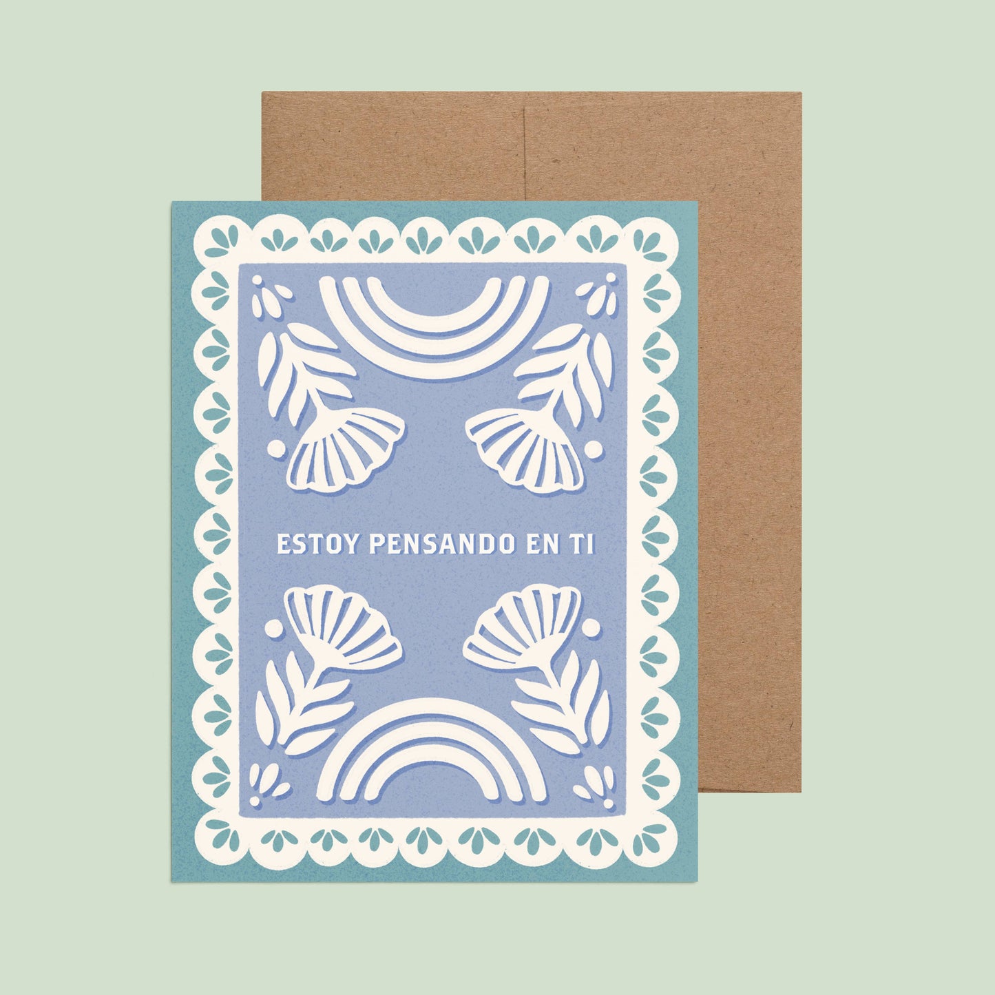 Ana Peake - Estoy Pensando En Ti - I'm Thinking of You Papel Picado Spanish