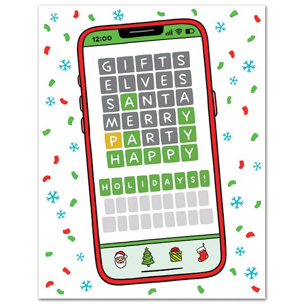 THE FOUND - Brain Games Christmas Card