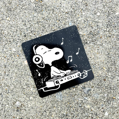 Apply Stickers - DJ Snoopy - Die-Cut Sticker