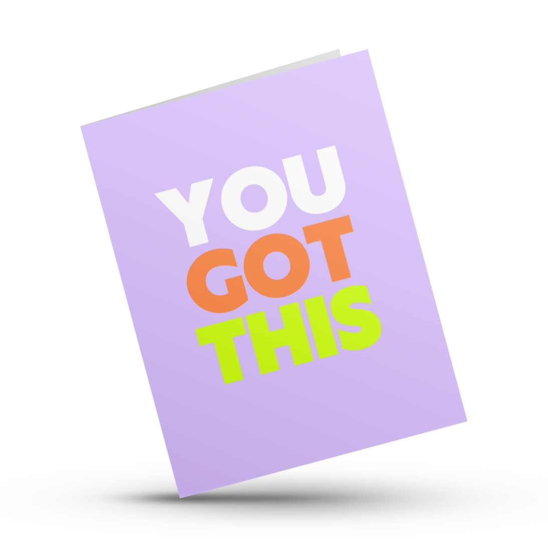 Hustle & Hope - You Got This Motivational Card