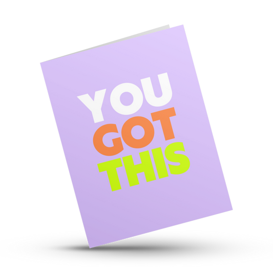 Hustle & Hope - You Got This Motivational Card