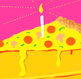 Carolyn Suzuki - PIZZA CAKE - Birthday Cake