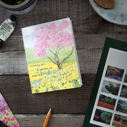 Yardia - Garden of Thanks - Gardening Thank You Card