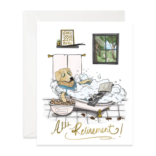 Good Juju Ink - Dog Retirement Card