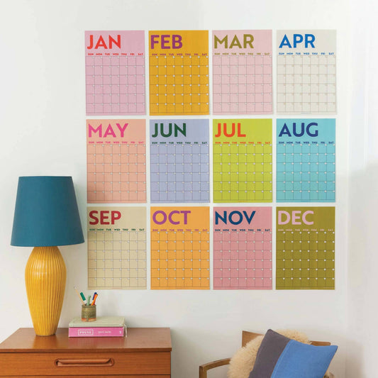 Good Tuesday - Undated A3 Planner | 12 Pages | Colourburst | Sunday Start