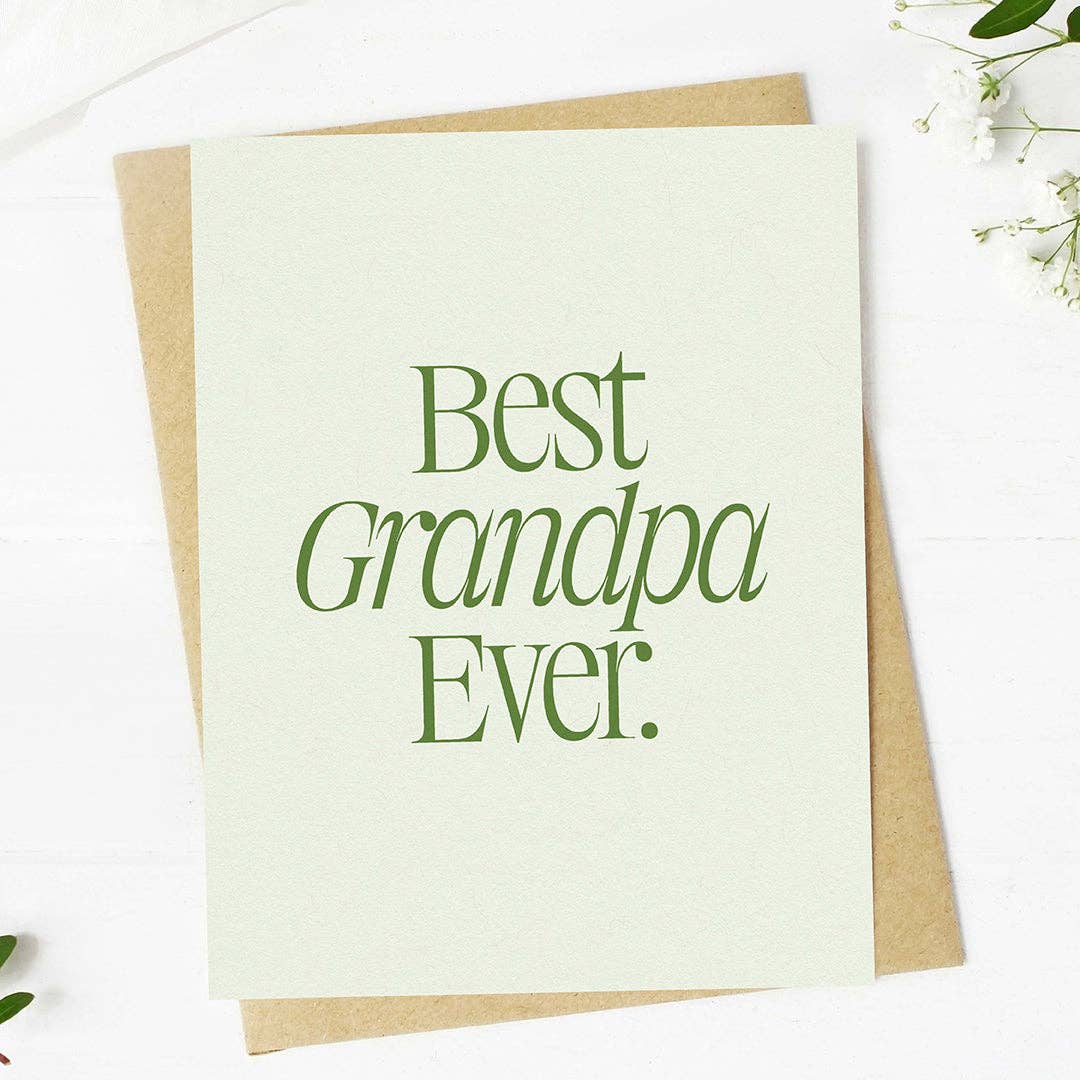 Big Moods - Best Grandpa Ever Father's Day Card