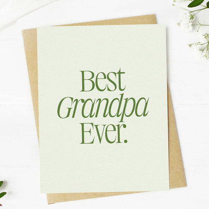 Big Moods - Best Grandpa Ever Father's Day Card