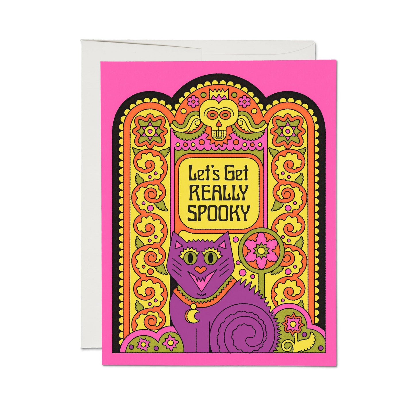Red Cap Cards - Let's Get Spooky greeting card: Single