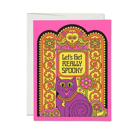 Red Cap Cards - Let's Get Spooky greeting card: Single
