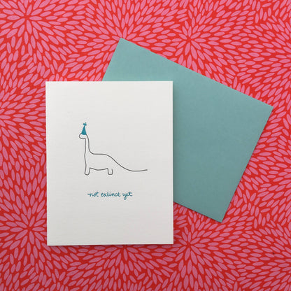 Albertine Press - Not Extinct Yet Greeting Card
