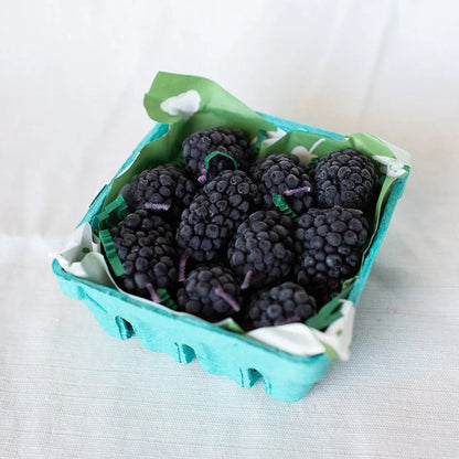 Happy Organics - Beeswax Blackberry Birthday Candles: 5