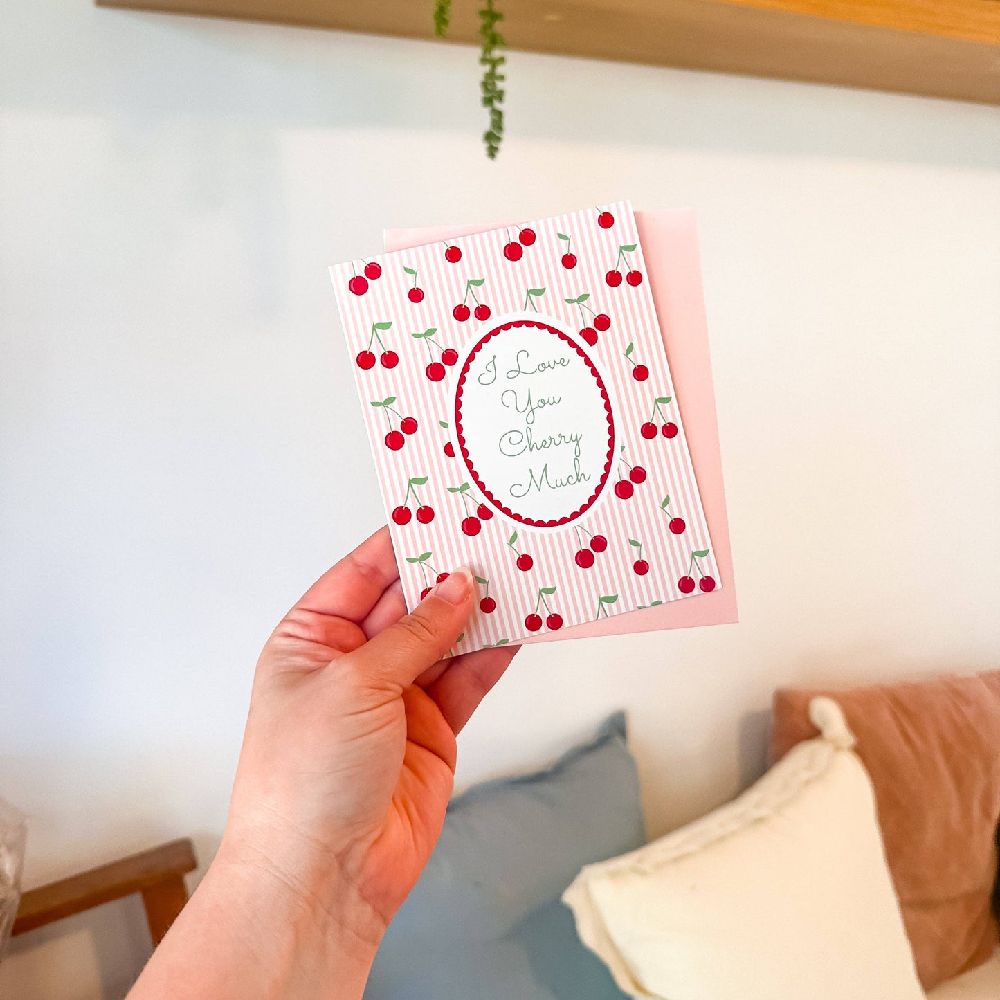 Oak Shore - I Love You Cherry Much | Greeting Card