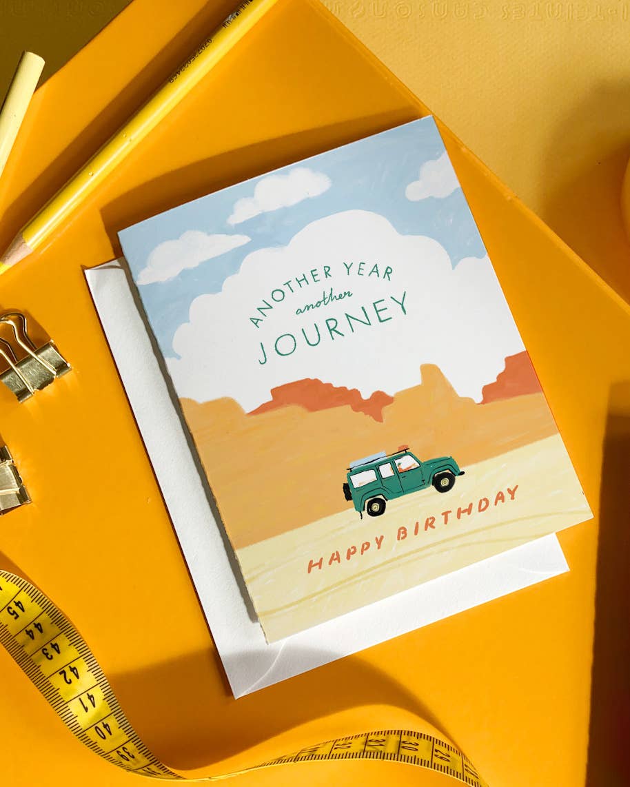 Karen Schipper - Land Rover Birthday - Outdoor Adventure Birthday Card