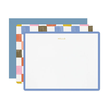 Ramona & Ruth - Check Flat Notes | Boxed Set of 6