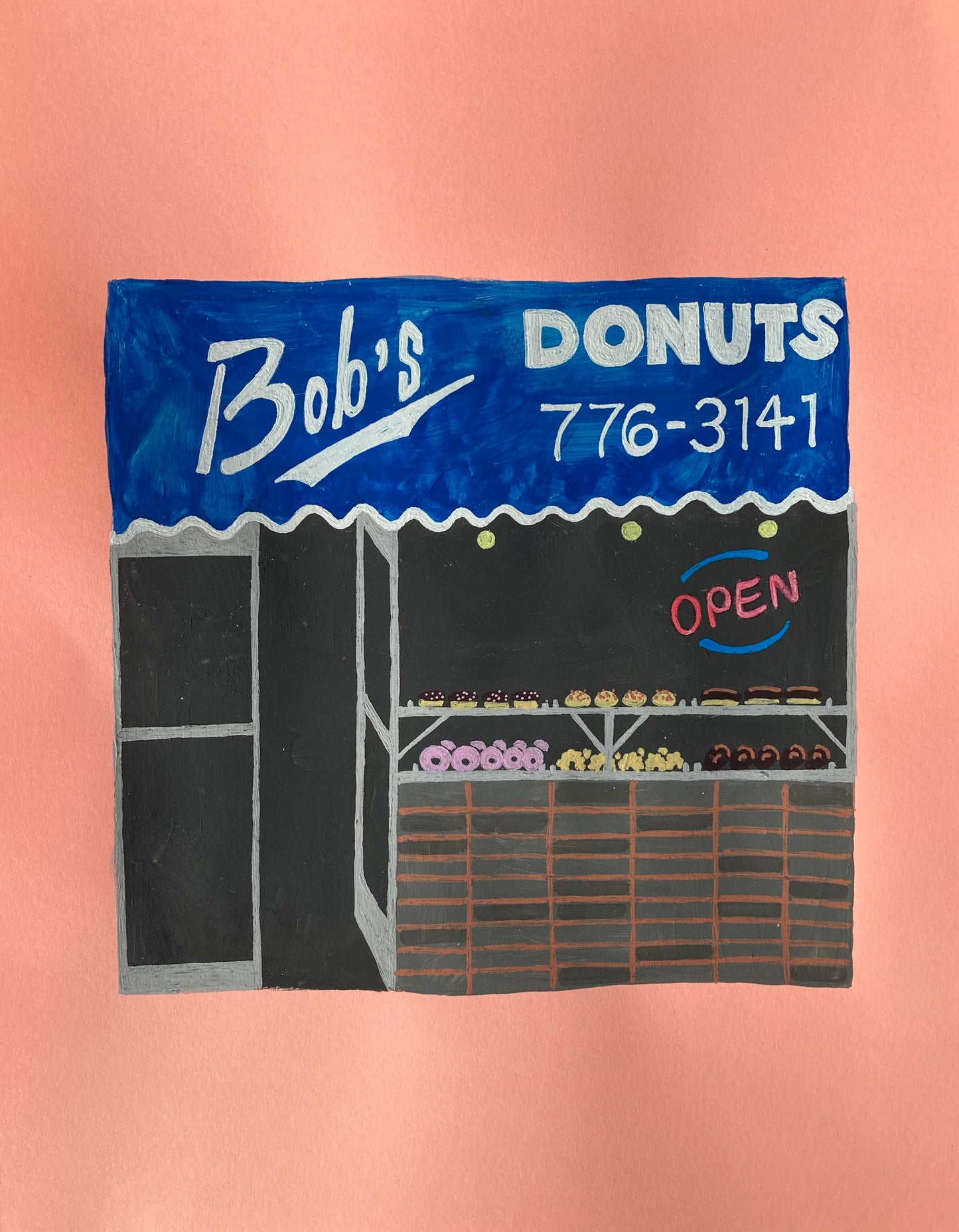 Bridget Watson Payne - Bob's Donuts Postcard