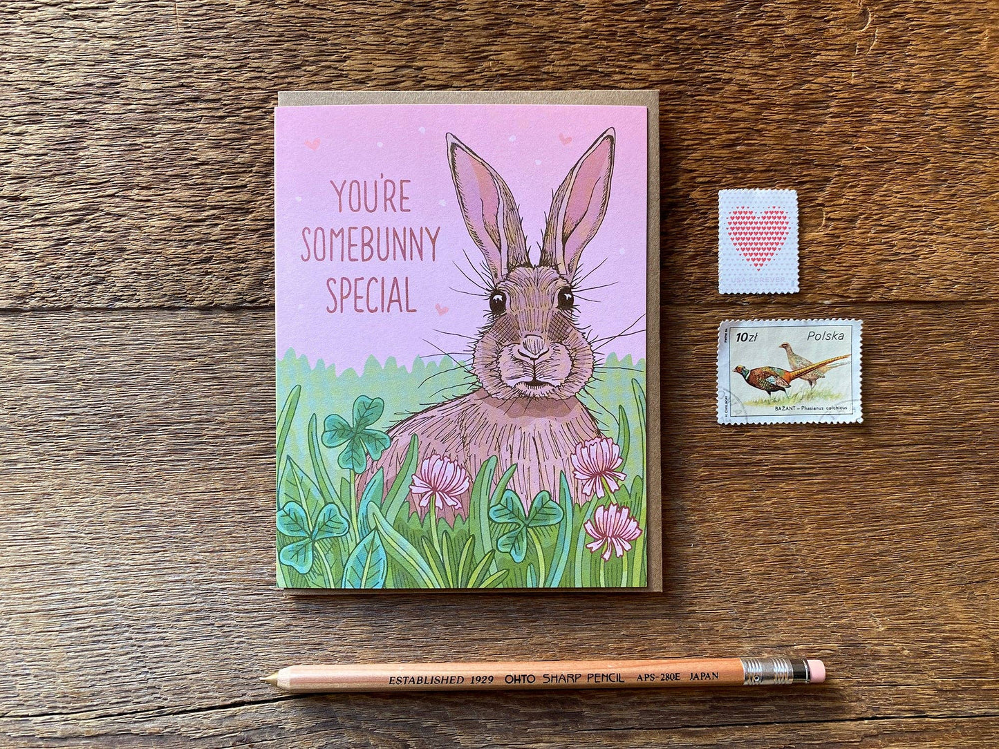 Noteworthy Paper & Press - Bunny Love Card